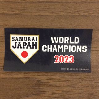 侍ジャパン　ステッカー(記念品/関連グッズ)