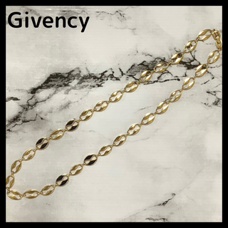 ジバンシィ(GIVENCHY)のジバンシー　ネックレス　ゴールド×ブラック　Givency(ネックレス)