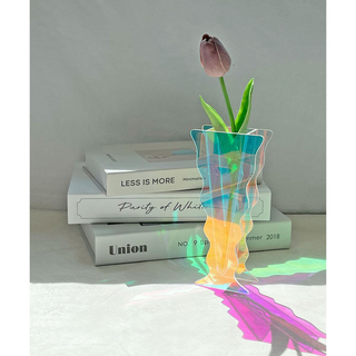ラティス(Lattice)のlattice アクリルフラワーベース 花瓶 インテリア 韓国 オーロラ　結婚式(花瓶)