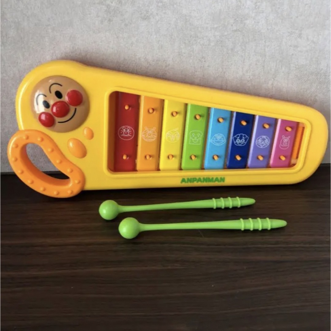 アンパンマン(アンパンマン)のアンパンマン　楽器　シロホン　鉄琴 キッズ/ベビー/マタニティのおもちゃ(楽器のおもちゃ)の商品写真