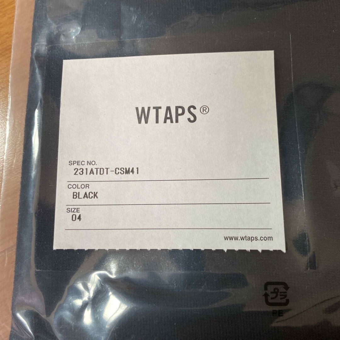 WTAPS SAC /SS/COTTON.CREVASSE 黒XLポケットT Tシャツ/カットソー