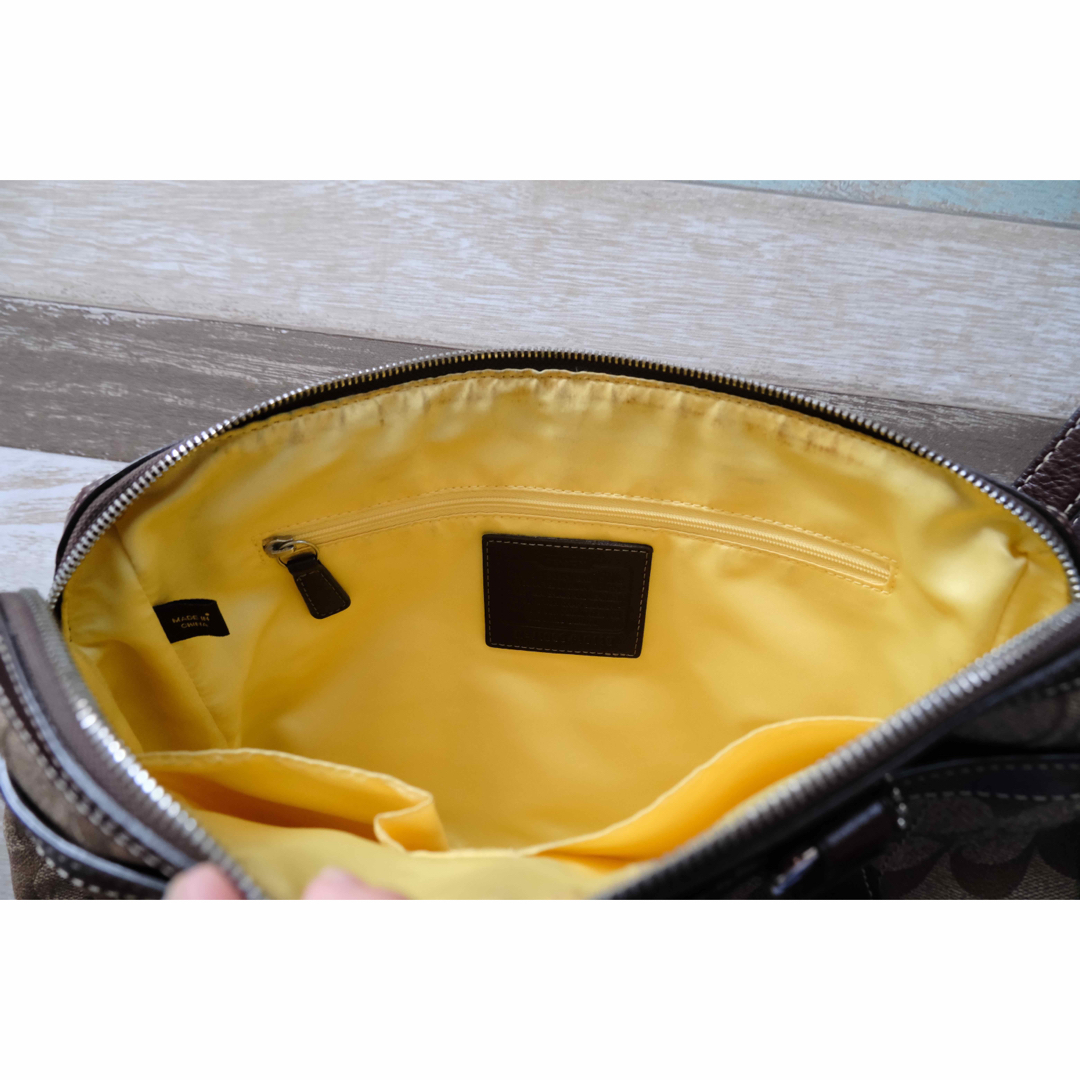 COACH - ⭐︎coach⭐︎ シグネチャーボストン バッグ 2wayタイプの通販
