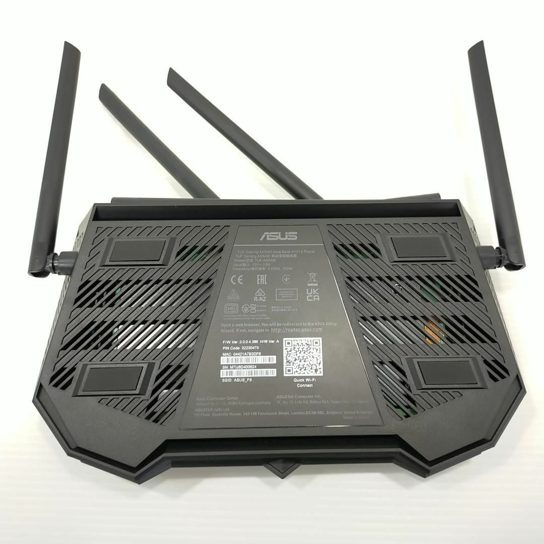 ASUS - ASUS WiFi無線ルーター 4804+574Mbps TUF-AX5400の通販 by