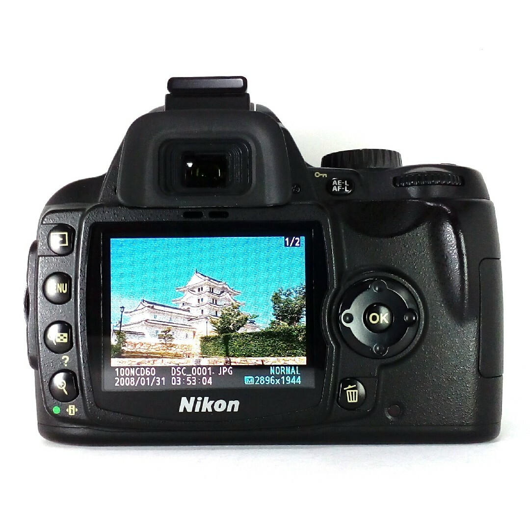 ☆完動品☆Nikon D60☆ボディー☆色鮮やかなCCDセンサー搭載機！