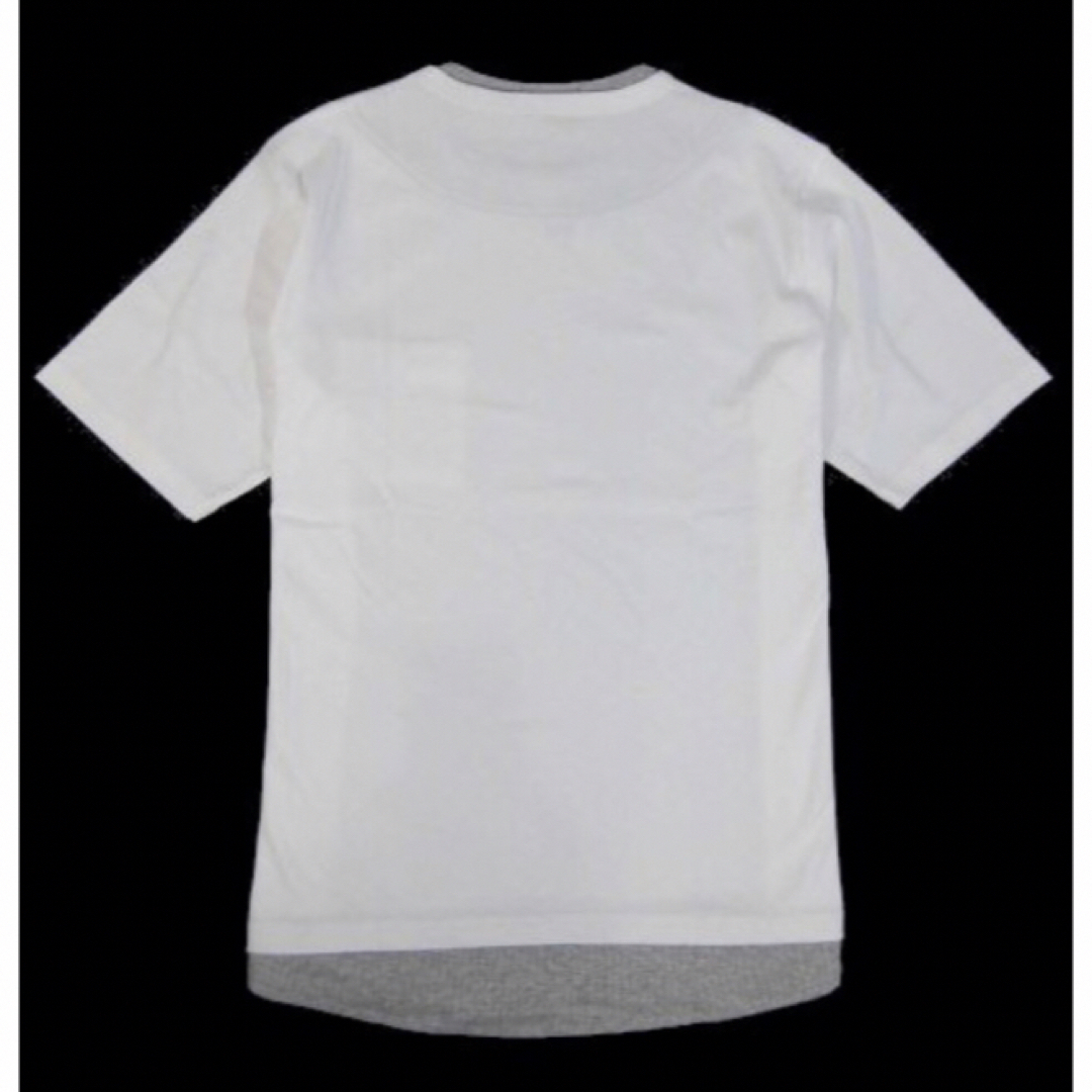 BEAMS(ビームス)の【BEAMS/ビームス】フェイクレイヤード 半袖Tシャツ ・ホワイト系・Lサイズ メンズのトップス(Tシャツ/カットソー(半袖/袖なし))の商品写真