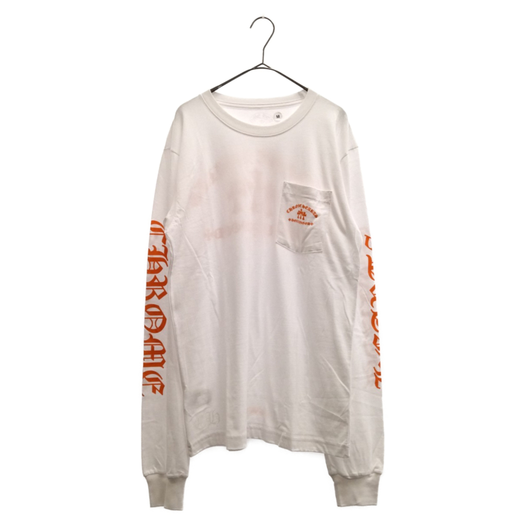 クロムハーツ  Orange Cemetery Cross Tee セメタリークロスプリントTシャツ メンズ XL