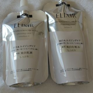 エリクシール(ELIXIR)のエリクシールホワイト詰替　乳液と化粧水(化粧水/ローション)