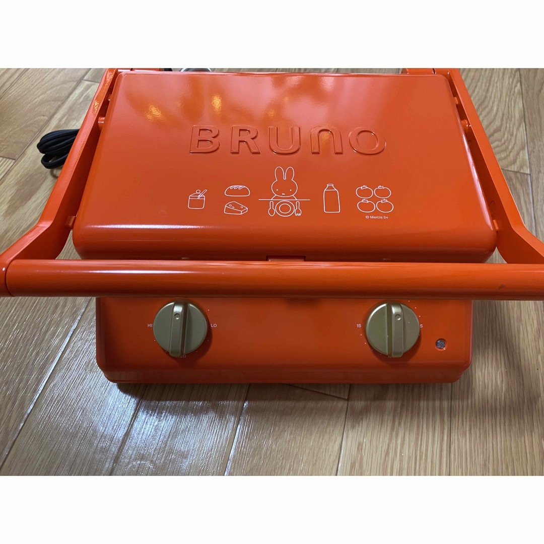 BRUNO(ブルーノ)のミッフィー×BRUNO グリルサンドメーカーダブル スマホ/家電/カメラの調理家電(サンドメーカー)の商品写真