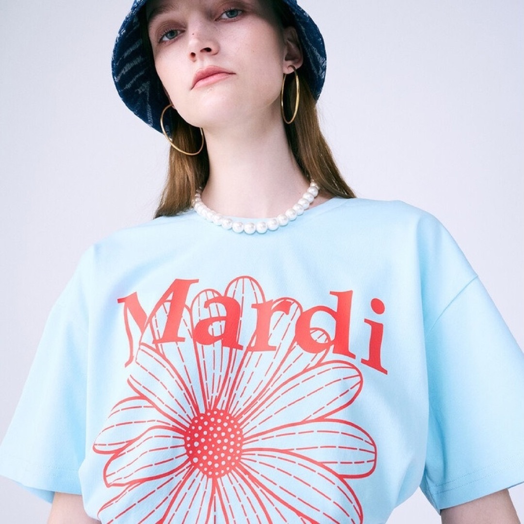 Mardi Mercredi マルディメクルディ Tシャツ SKY REDの通販 by koony's