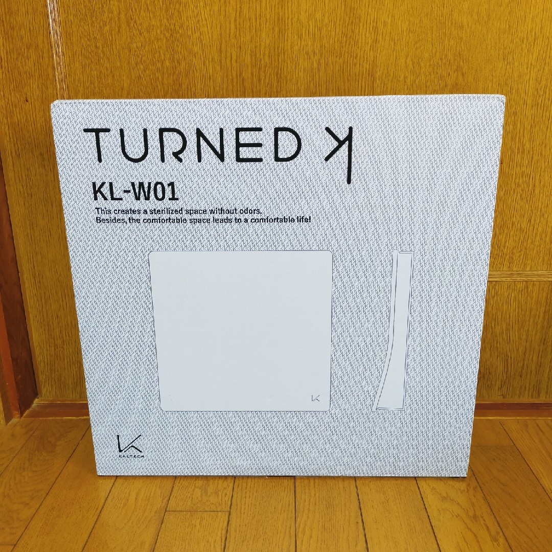 【未使用品】カルテック　光触媒空気清浄機　TURNED Kホワイト KL-W01