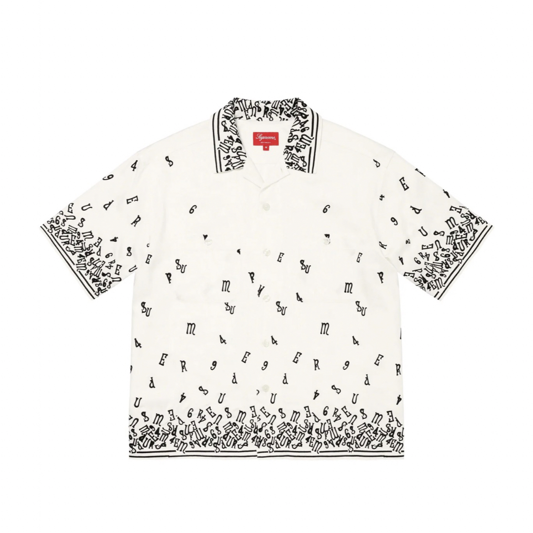 supreme Nouveau Embroidered S/S Shirt