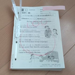 KUMON 英語 I Ⅰ 使用済み プリント(その他)