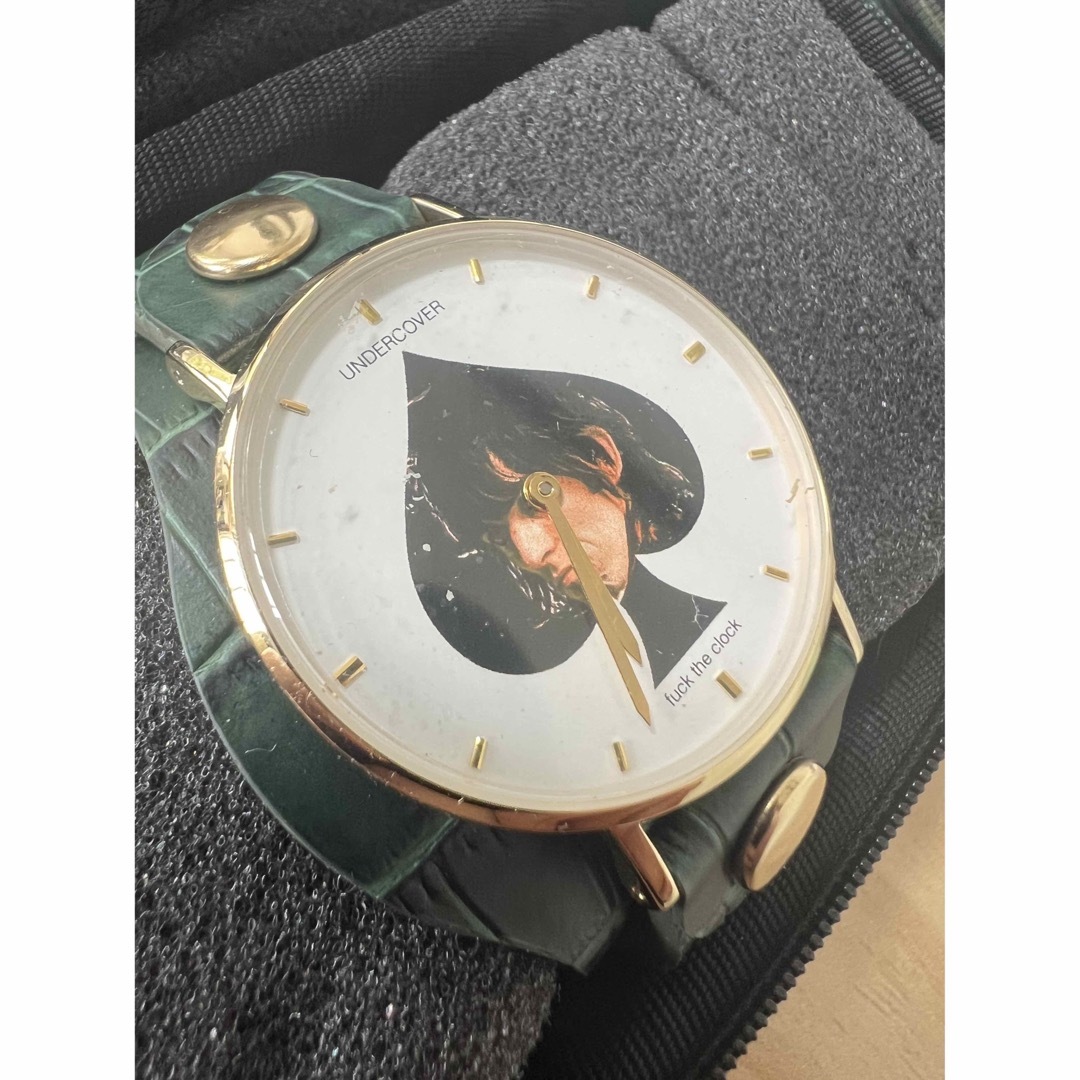 UNDERCOVER(アンダーカバー)の新品未使用　fuck the clock レザーベルト メンズの時計(腕時計(アナログ))の商品写真