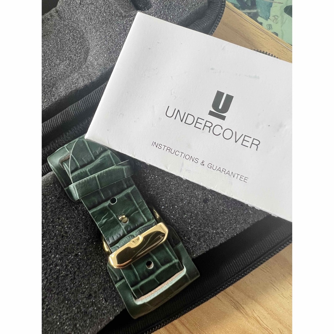 UNDERCOVER(アンダーカバー)の新品未使用　fuck the clock レザーベルト メンズの時計(腕時計(アナログ))の商品写真