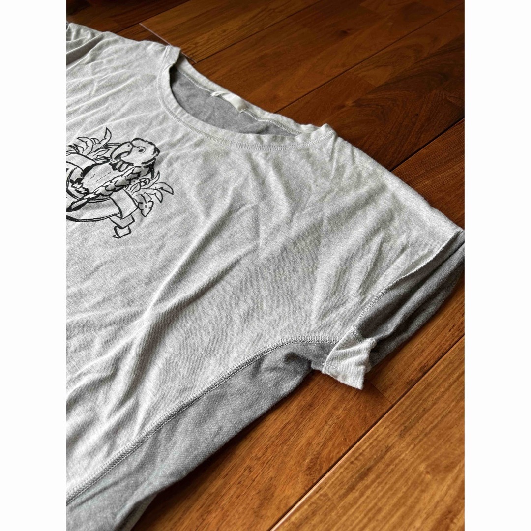 Ne-net(ネネット)のオウム　半袖　グレー メンズのトップス(Tシャツ/カットソー(半袖/袖なし))の商品写真