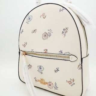 コーチ(COACH)の【新品】COACH リュック バッグパック ホワイト(リュック/バックパック)