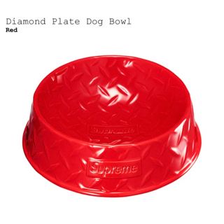 シュプリーム(Supreme)のSupreme Diamond Plate Dog Bowl "Red"(その他)