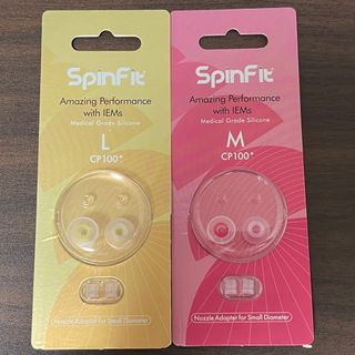 SpinFit CP100+ イヤーピース M Lセット(ヘッドフォン/イヤフォン)