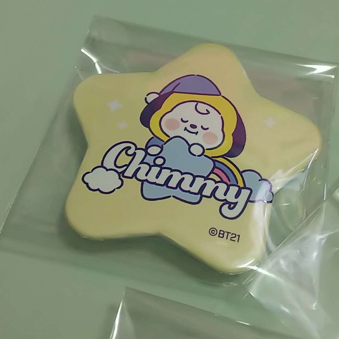 防弾少年団(BTS)(ボウダンショウネンダン)のBTS BT21 缶バッジ バッジ オール CHIMMY cooky ★ エンタメ/ホビーのアニメグッズ(バッジ/ピンバッジ)の商品写真