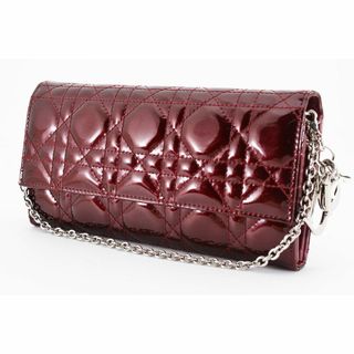 クリスチャンディオール(Christian Dior)のChristian Dior Lady Cannage Chain Wallet(財布)