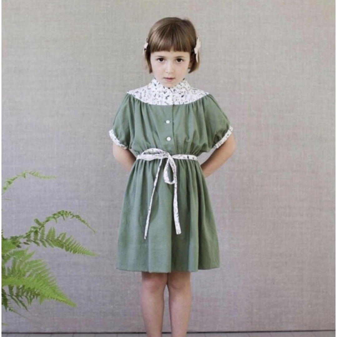 Soor Ploom Astrid Dress Chamomile 2/3Y - ワンピース