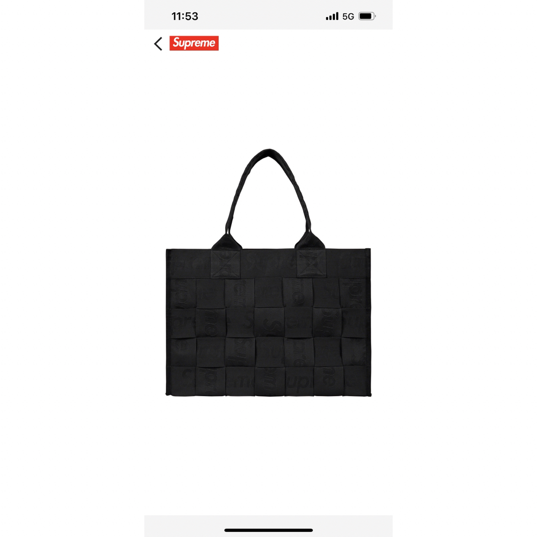 Supreme Woven Large Tote ウーブン ラージトート）