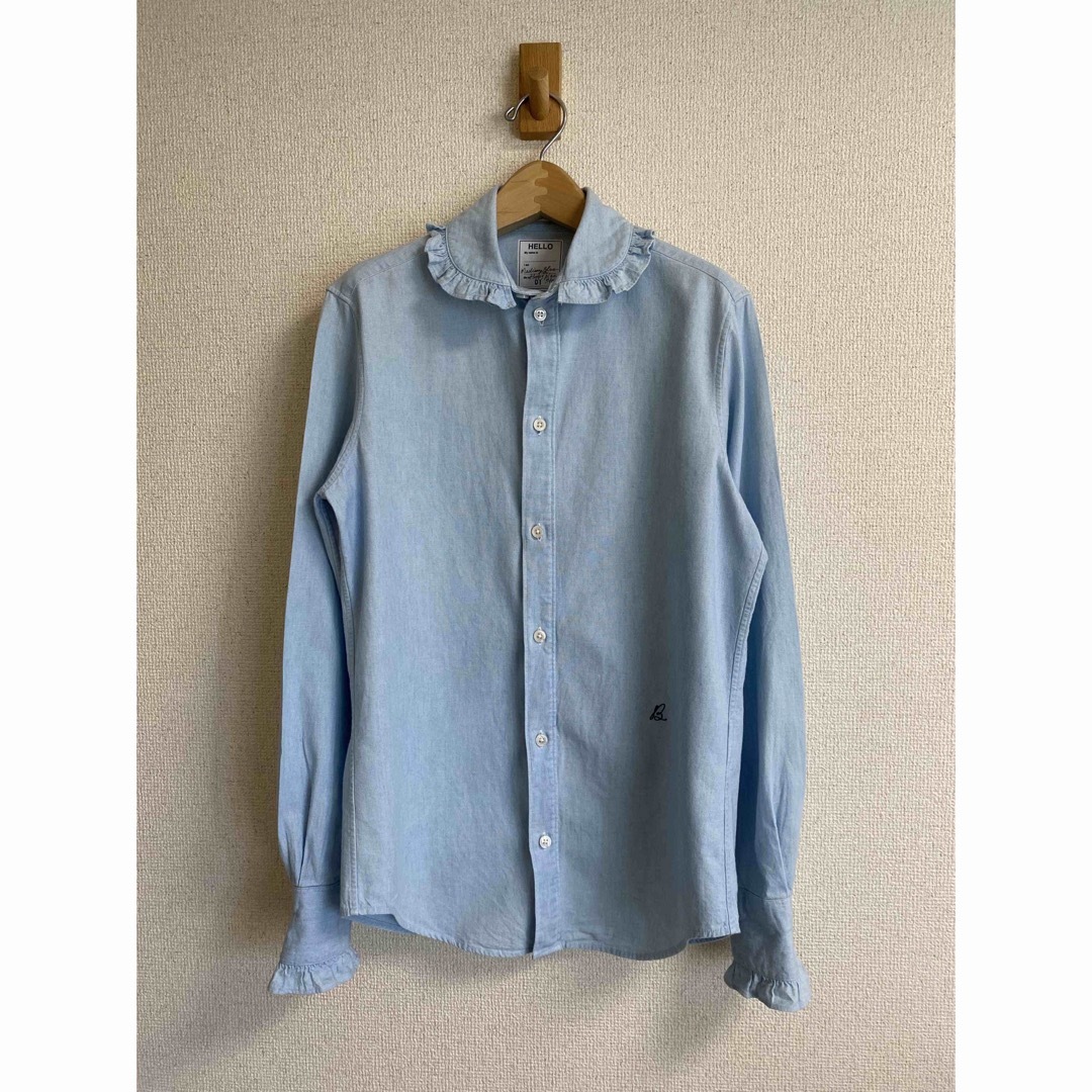 MADISON BLUE】HPS別注/ラウンドカラーフリルシャツ MADISON BLUE】HPS別注/ラウンドカラーフリルシャツ