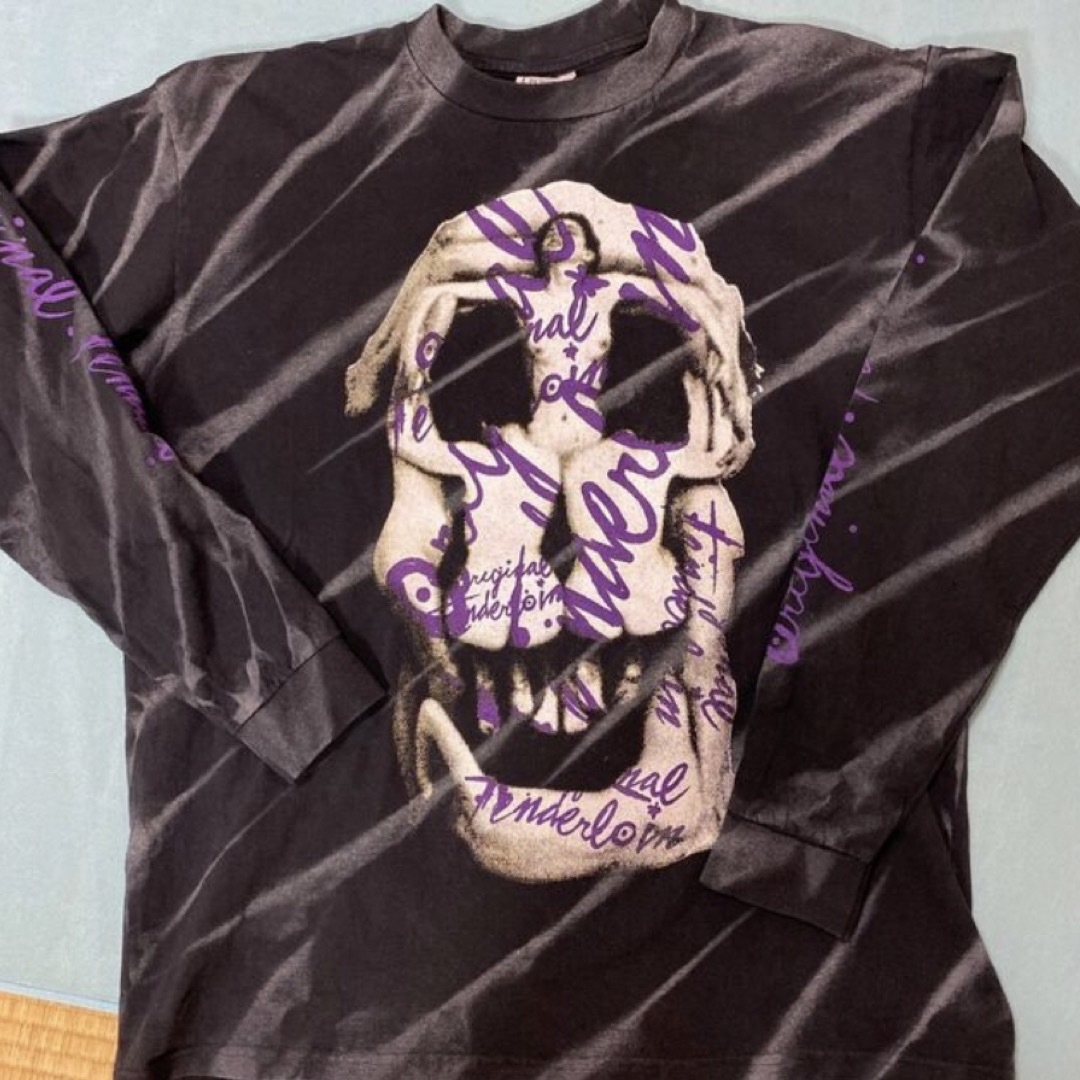 テンダーロイン TEE L/S ACID S ダリスカル ロンT 黒 XL-