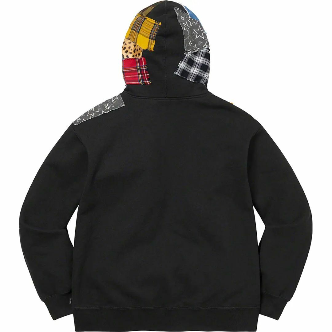 supreme patchwork zip up hooded  m