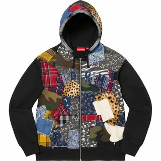 シュプリーム(Supreme)のPatchwork Zip Up Hooded Sweatshirt M(パーカー)