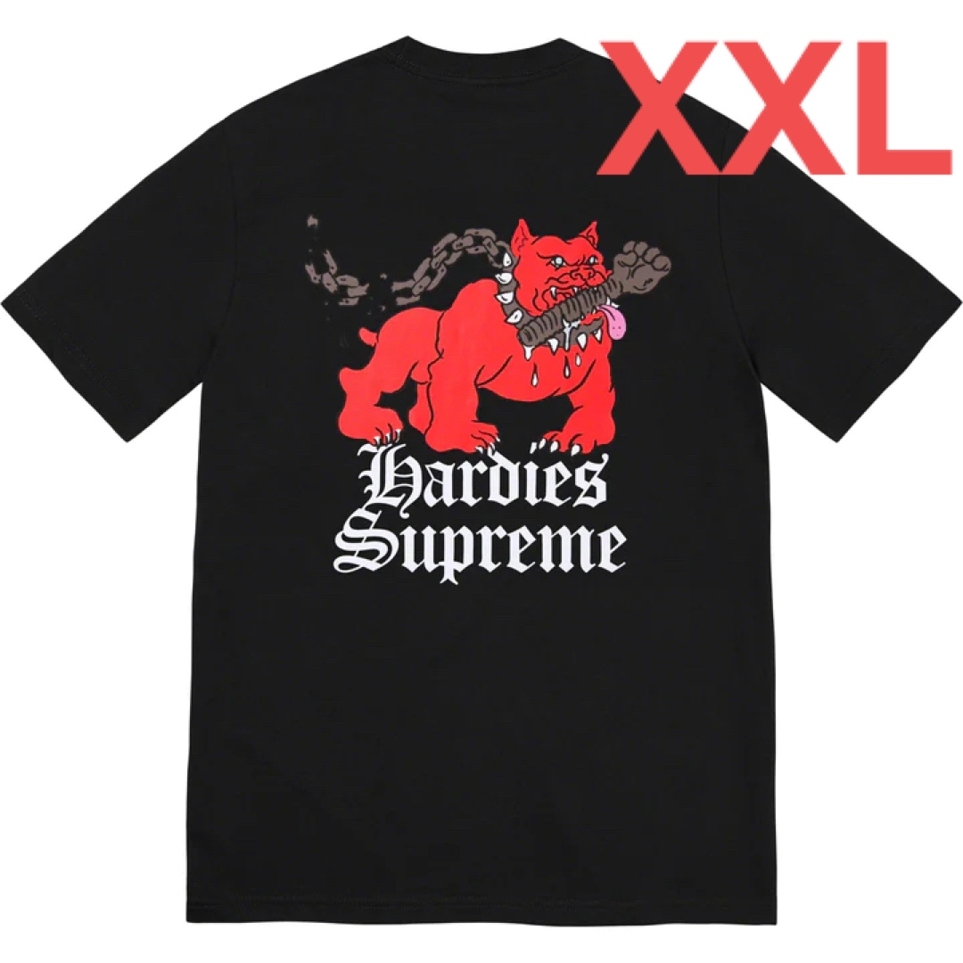 Supreme Hardies Dog Tee  黒色　XXLサイズ