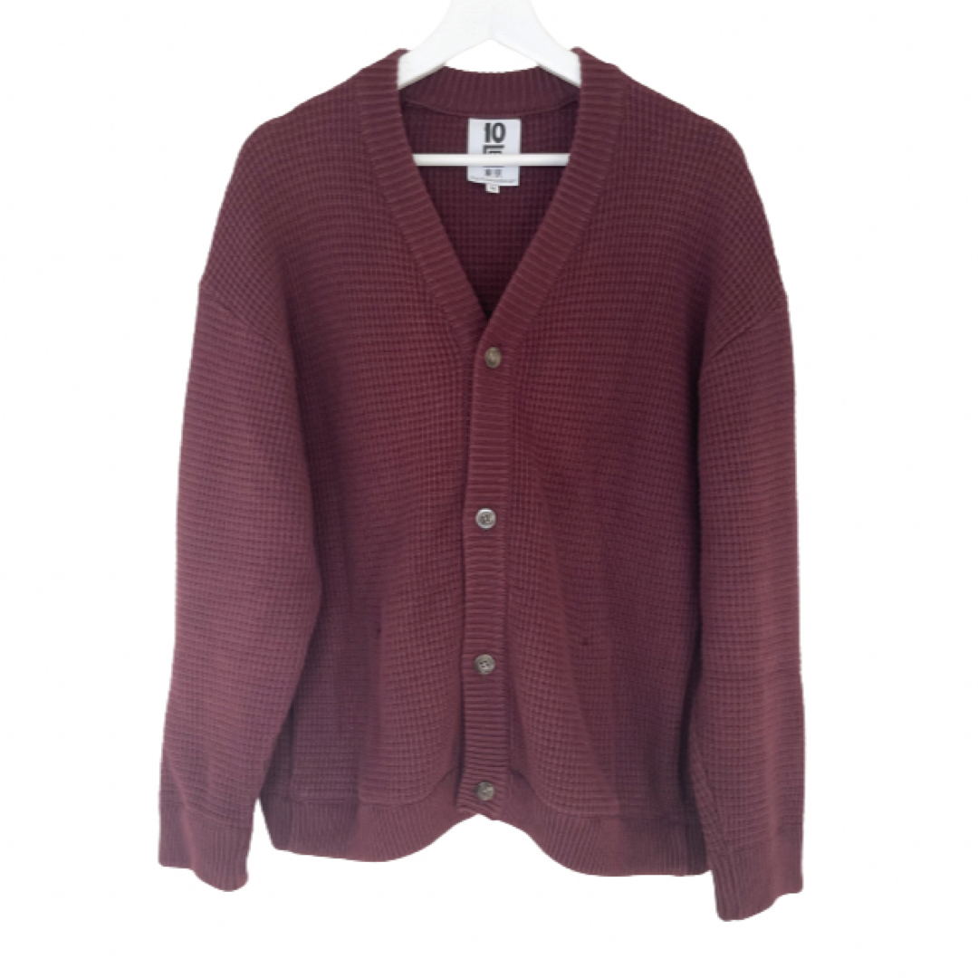 ト送料込 【TENBOX 即完売人気カーディガン】BURGUNDY - 通販 - www