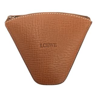 ロエベ(LOEWE)のLOEWE ロエベ コインケース ロゴ レザー ブラウン(コインケース)