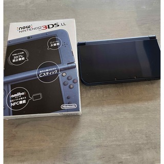 ニンテンドウ(任天堂)のNintendo 3DS NEW ニンテンドー 本体 LL メタリックブルー(携帯用ゲーム機本体)