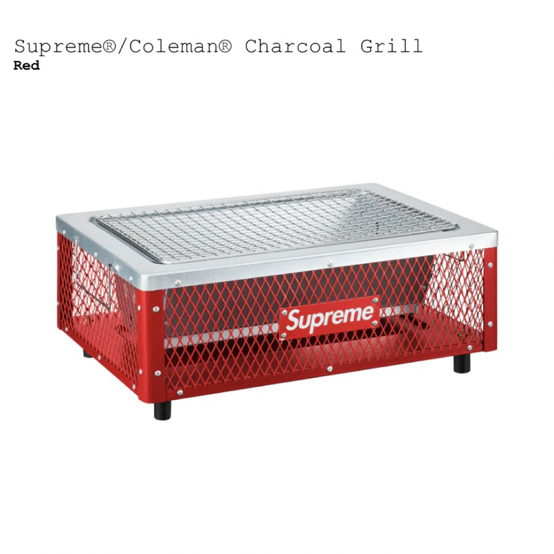 Supreme(シュプリーム)のsupreme coleman charcoal grill スポーツ/アウトドアのアウトドア(調理器具)の商品写真