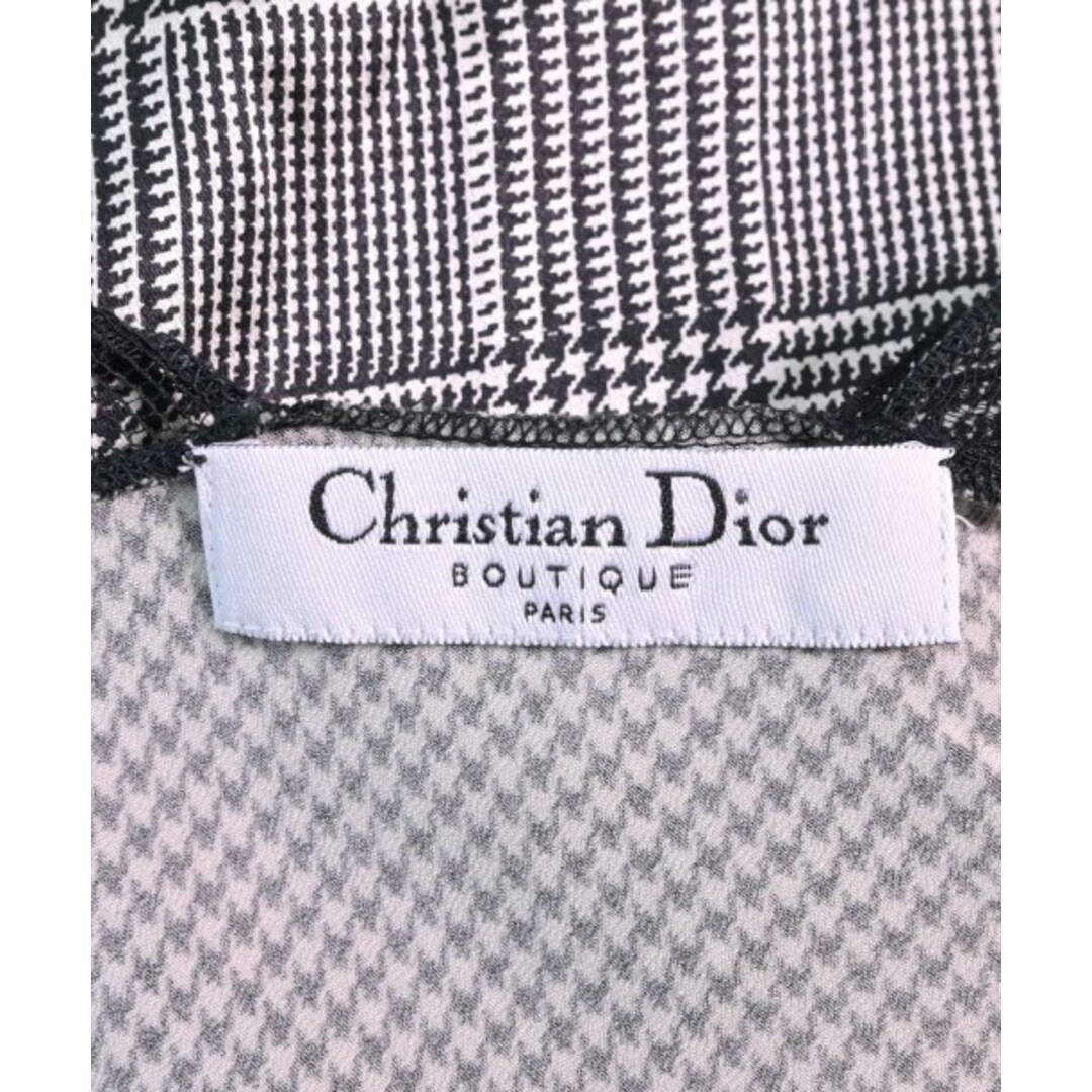 Christian Dior ブラウス 40(M位) グレーx黒(チェック)