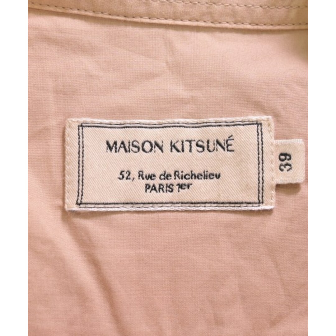 MAISON KITSUNE カジュアルシャツ 39(M位) ベージュ 2