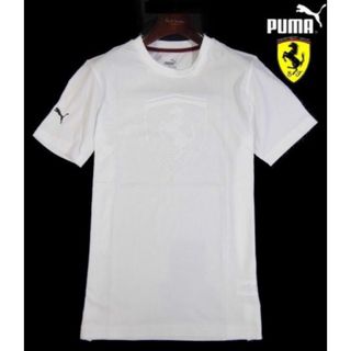 プーマ(PUMA)の【PUMA×Ferrari】フェラーリコラボTシャツ・ホワイト・メンズXXL相当(Tシャツ/カットソー(半袖/袖なし))