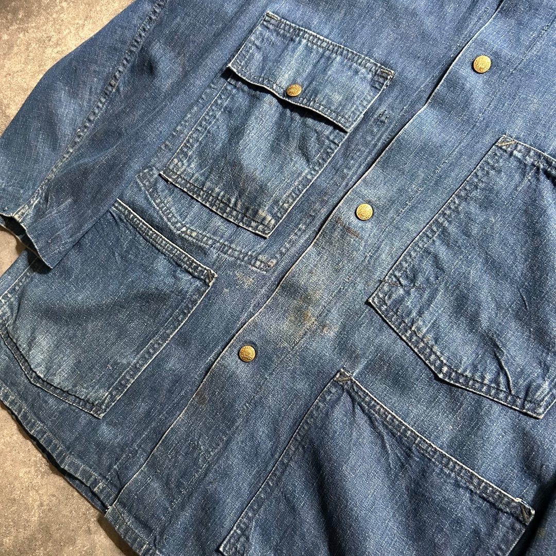 carter's - 60s- カーターズ カバーオール 濃紺 インディゴ carter's - 60s- カーターズ カバーオール 濃紺 インディゴ