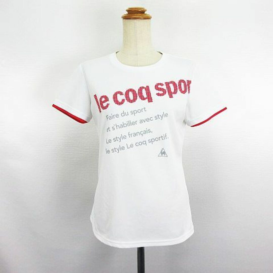 le coq sportif ルコックスポルティフ Tシャツ 半袖 クルーネック ロゴ L ホワイトの通販 by ベクトル ラクマ店｜ ルコックスポルティフならラクマ