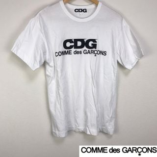 コムデギャルソン(COMME des GARCONS)の美品 コムデギャルソン 半袖Tシャツ ホワイト サイズL(Tシャツ/カットソー(半袖/袖なし))