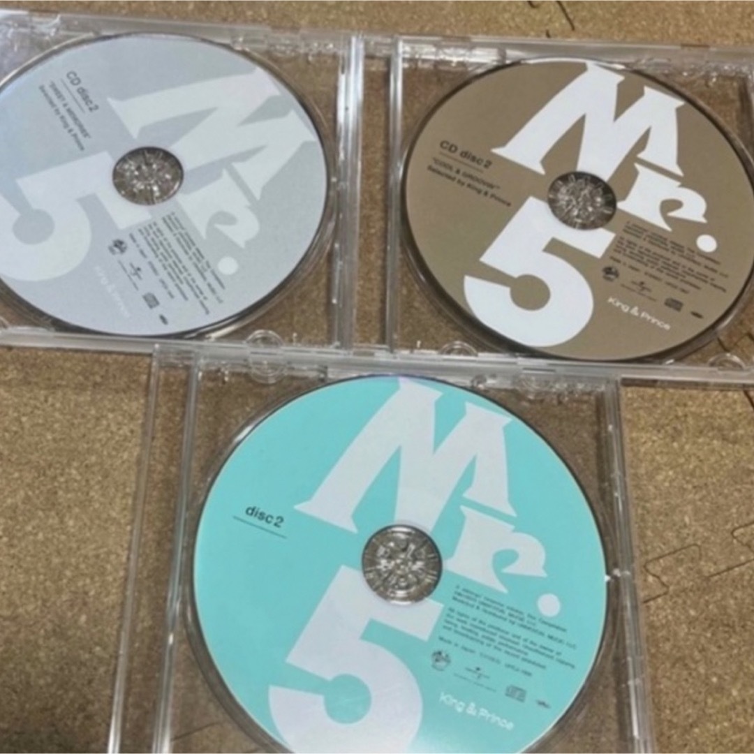 King & Prince Mr.5  初回限定盤A.B. 通常盤　ディスク2CD