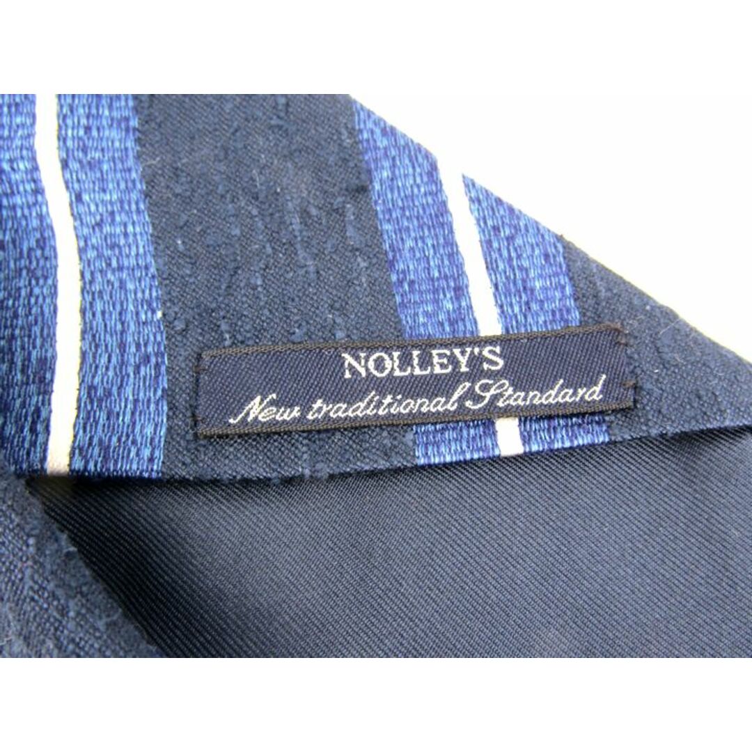 NOLLEY'S(ノーリーズ)のノーリーズ ブランドネクタイ ストライプ柄 シルク 日本製 New Traditional Standard メンズ ネイビー NOLLEY'S メンズのファッション小物(ネクタイ)の商品写真