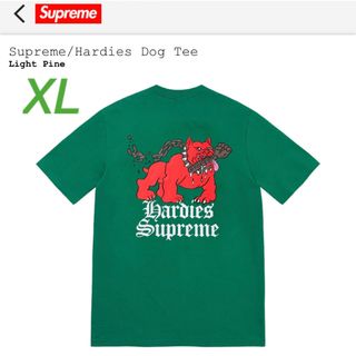 シュプリーム(Supreme)のSupreme Hardies Dog Tee Light Pine XL(Tシャツ/カットソー(半袖/袖なし))