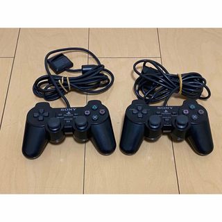 プレイステーション2(PlayStation2)の【動作確認済】デュアルショック2 SCPH-10010  2個セット ps2(家庭用ゲーム機本体)