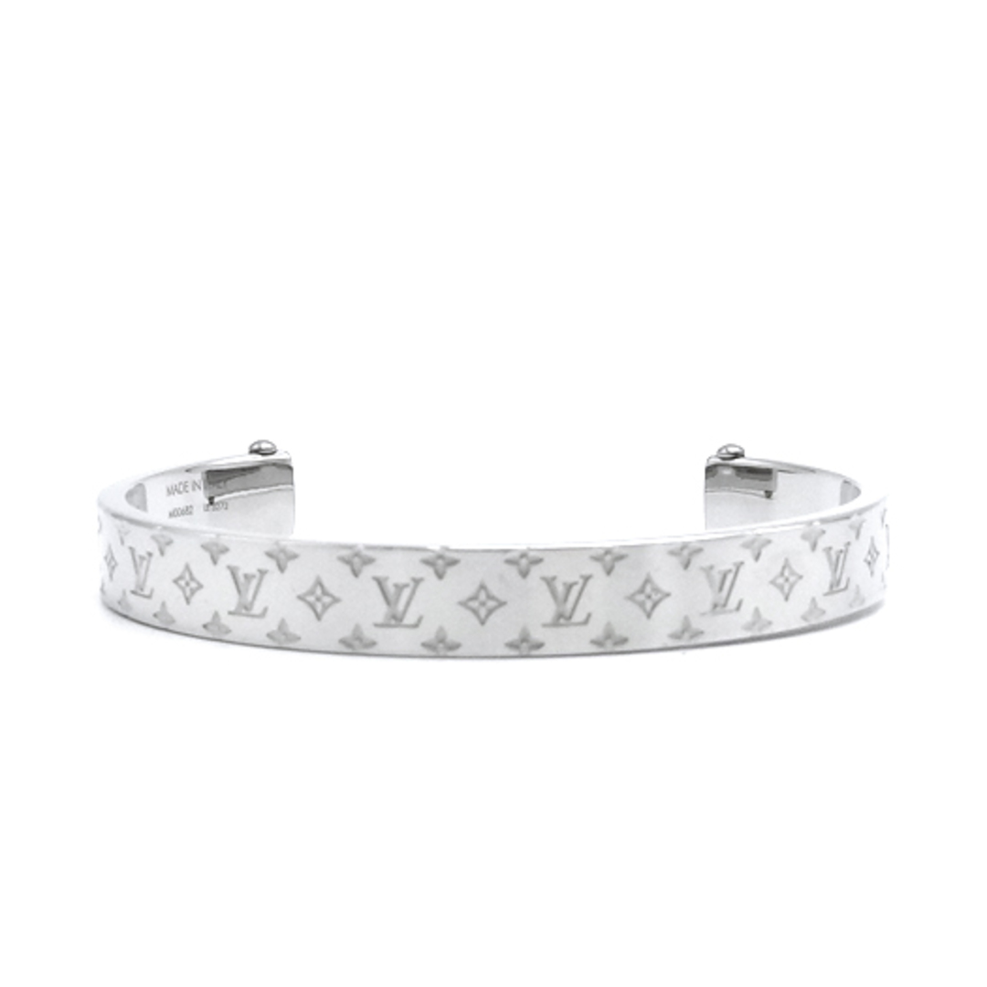 ルイ ヴィトン マンシェット・モノグラム ボールド ブレスレット バングル メタル シルバー M00682 ジュエリー LOUIS VUITTON ルイ ヴィトン マンシェット・モノグラム ボールド ブレスレット バングル メタル シルバー M00682 ジュエリー LOUIS VUITTON