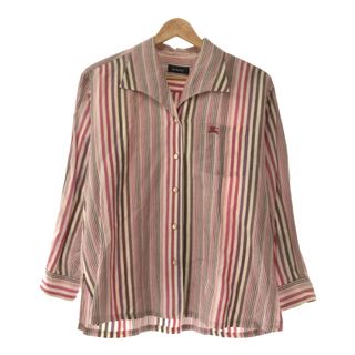 バーバリー(BURBERRY)のBURBERRY'S シルクリネンパジャマシャツ M(シャツ/ブラウス(長袖/七分))