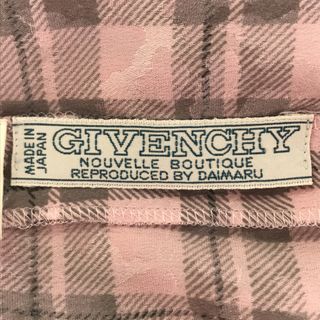 GIVENCHY ボウタイシルクシャツ 長袖 チェック 10