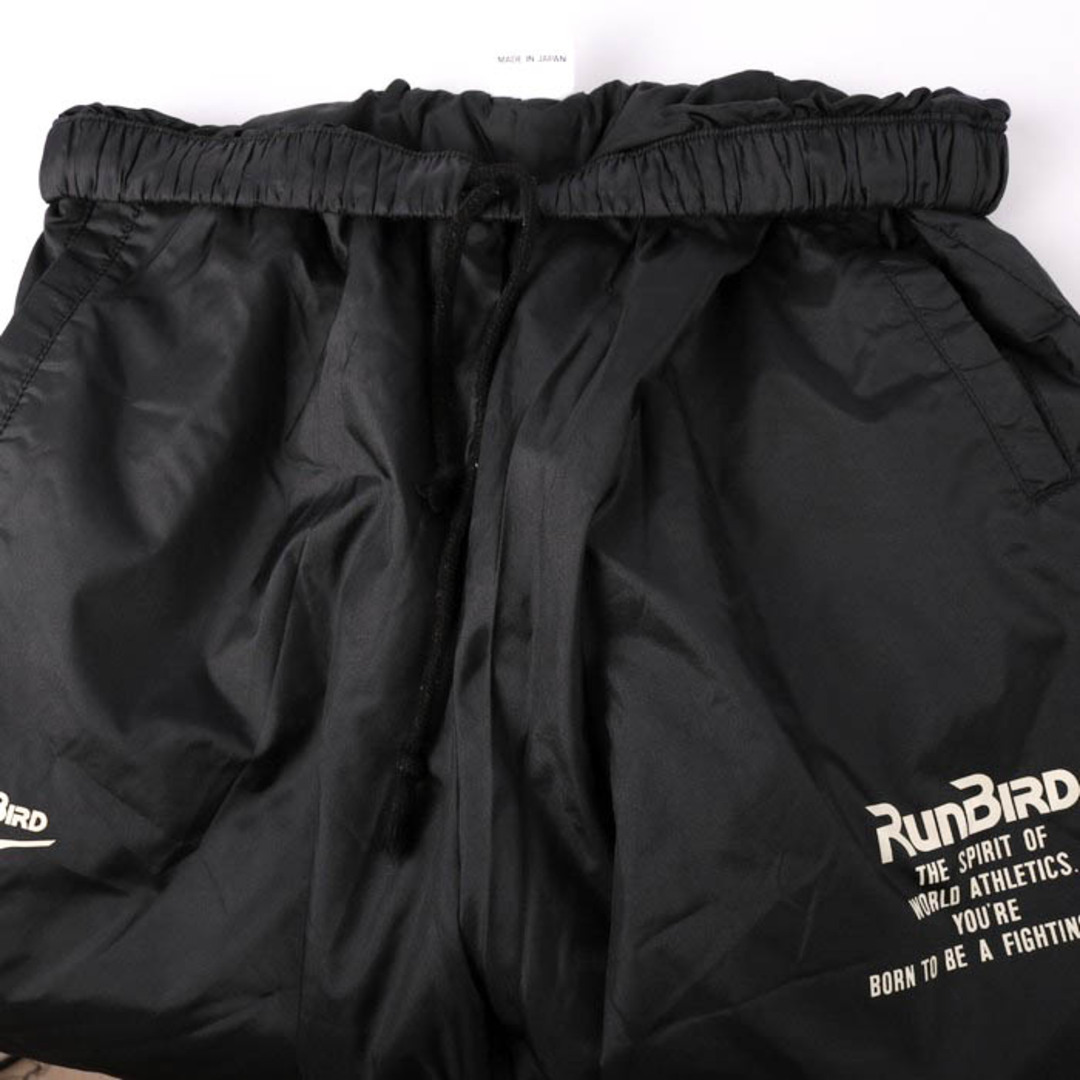 ミズノ ロングパンツ ウィンドブレーカー シャカパン 中綿 ロゴ ボトムス スポーツウェア 大きいサイズ メンズ XOサイズ ブラック Mizuno 