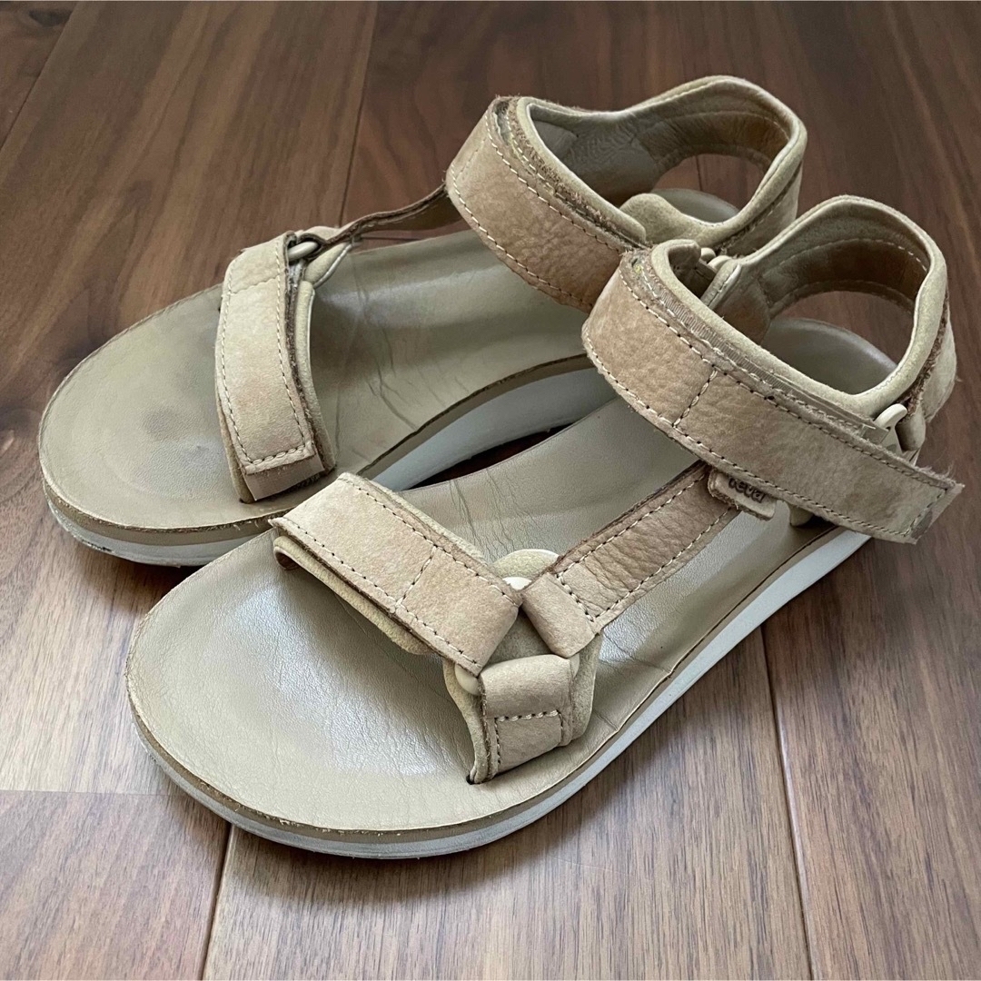 Teva - Teva テバ サンダル スエード レザー 23cm ベージュ レディース ...